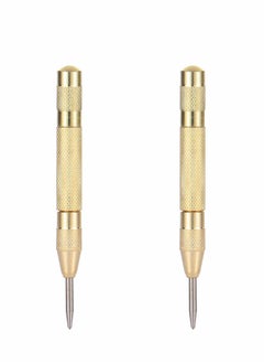 Y&D Automatic Center Punch, 5.1 Inch Adjustable Spring Loaded Hole for Steel, Wood, Plastic Brass Window Glass Crushing Hand Tool  - Image 2