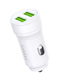 Earldom 2.1A Fast Dual USB Car Charger Set with Micro-USB Cable 