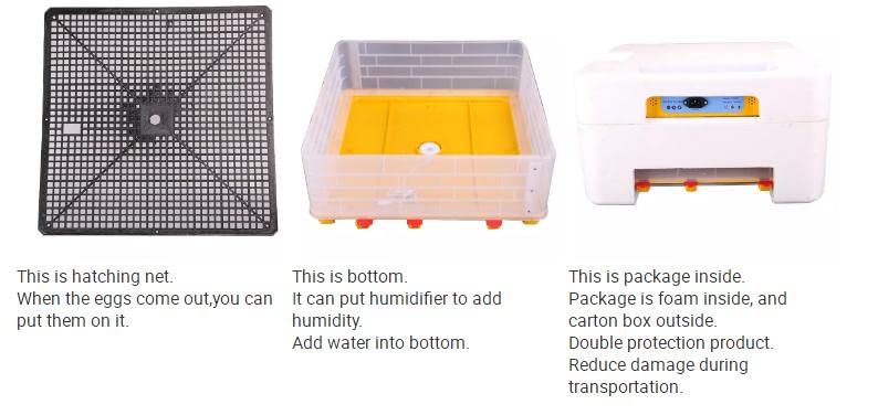 Generic HHD 48 Hatching Eggs Chicken Duck Pigeon Quail Automatic Egg Hatchery Machine Egg Incubator  - Image 5