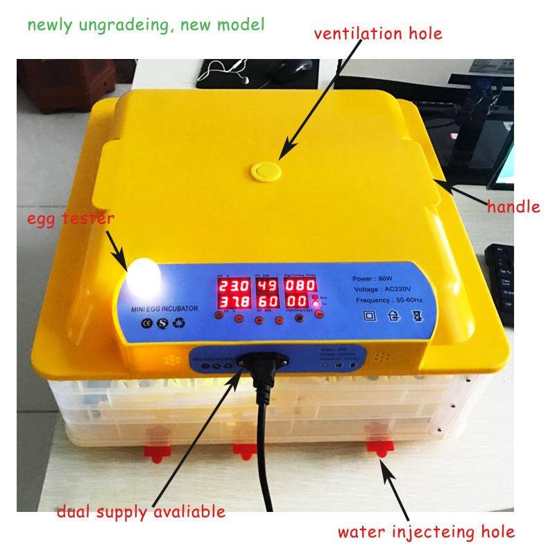 Generic HHD 48 Hatching Eggs Chicken Duck Pigeon Quail Automatic Egg Hatchery Machine Egg Incubator  - Image 2