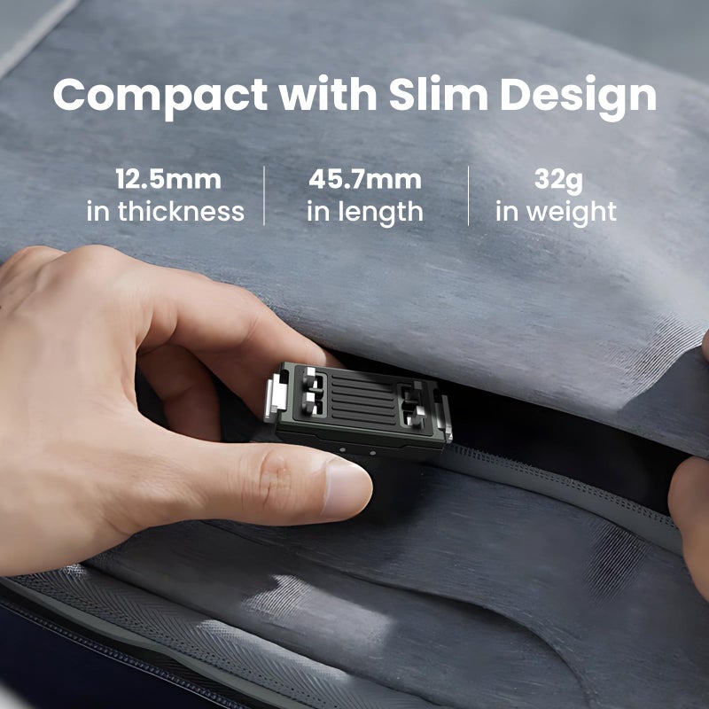 aMagisn Stainless Steel Magnetic Quick Release Mount for Insta360 X6/X5/X4 Air/Ace Pro 2/Ace Pro,Foldable Quick Release Adapter Base with 1/4" Screw & 2-Prong,Anti-Vibration for Cycling Skiing Vlog - Image 5