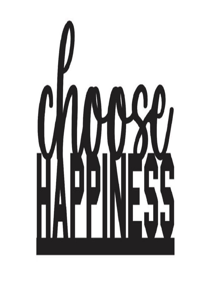 300Sparkles Choose Happiness MDF Laser Cutout Letter Wooden Wall Hanging Frame Home Decor Kids Room Living Room Decorative Alphabet - Image 2