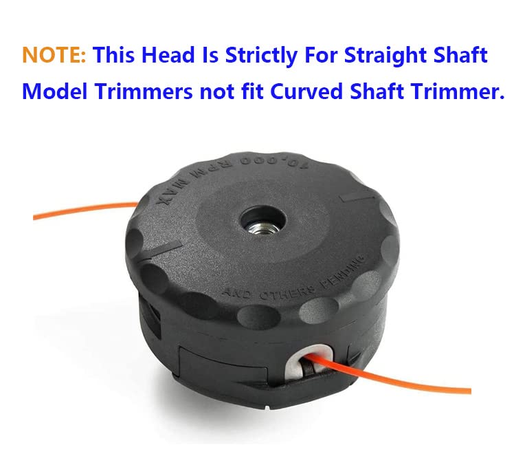 RO6G String Trimmer Head SRM-225 FOR Echo Eater Speed-Feed 400 SRM-230 SRM-210 SRM2100 SRM225 PAS210 PAS225 PAS230 PAS260 Shiandaiwa T195S T220 T222 T230 T231 Fit Most Echo SRM Straight Axle Trimmer - Image 4