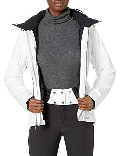 Spyder Active Sports Women's Skyline Insulated Ski Jacket, White, L - Image 5