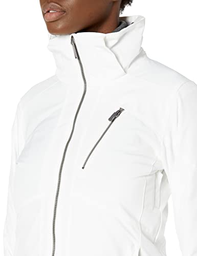 Spyder Active Sports Women's Skyline Insulated Ski Jacket, White, L - Image 4