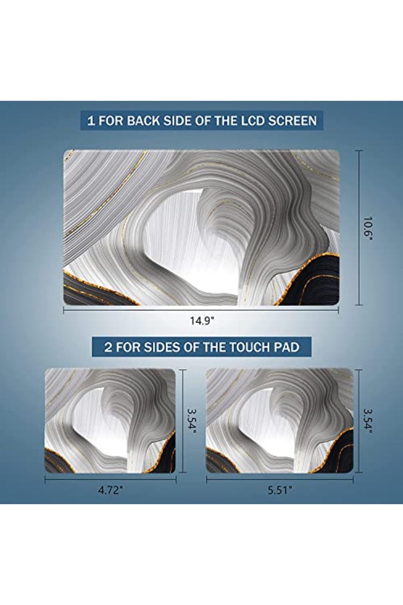 AORTDES 12.1 13 13.3 14 15 15.4 15.6in Universal Personalized Notebook Laptop Reusable Skin Sticker - Image 3