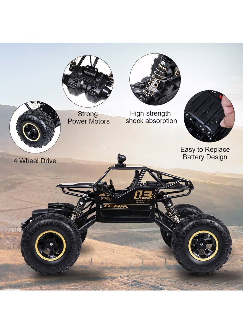 High-Speed Off-Road Bigfoot Climbing Remote Control Toy Car, 4 Wheel Drive Rechargeable Rock Crawler, High Speed Monster Racing Car For Boys And Girls  - Image 4