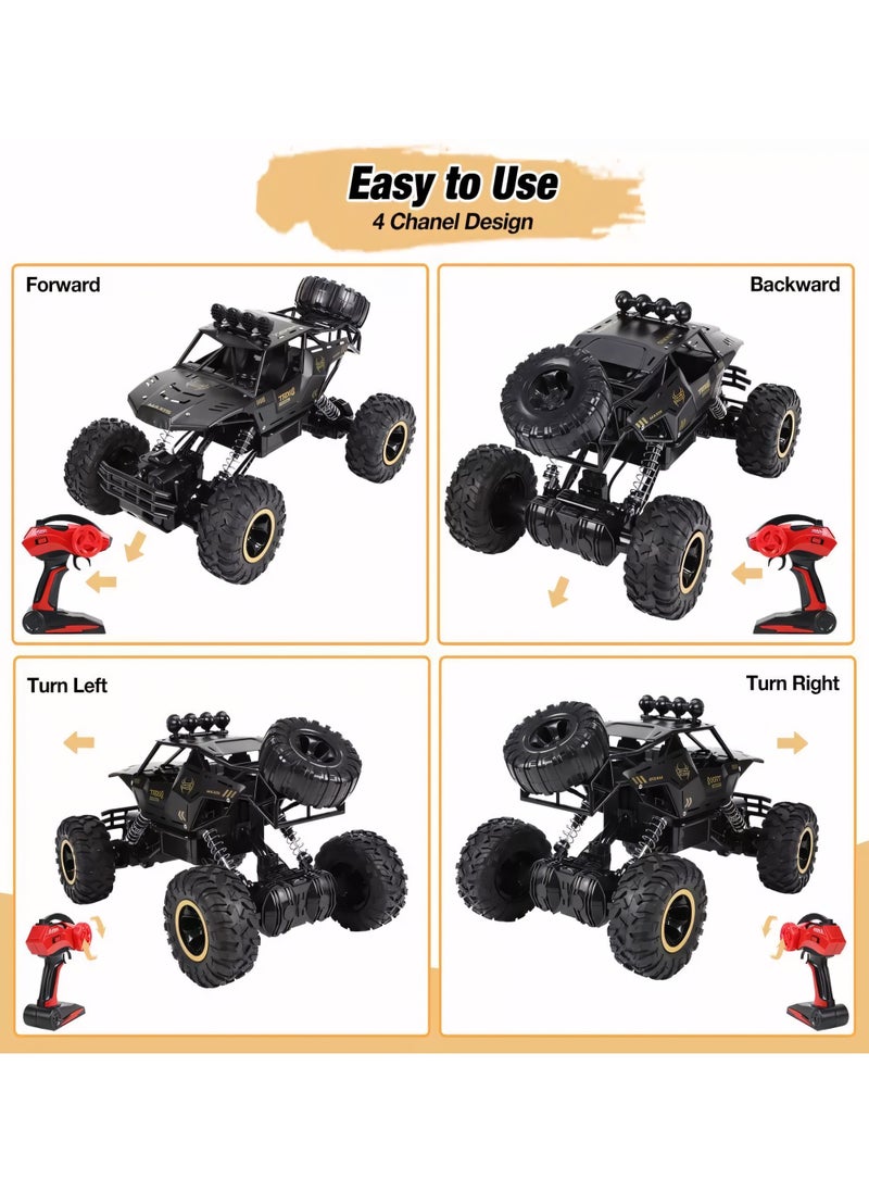 High-Speed Off-Road Bigfoot Climbing Remote Control Toy Car, 4 Wheel Drive Rechargeable Rock Crawler, High Speed Monster Racing Car For Boys And Girls  - Image 5