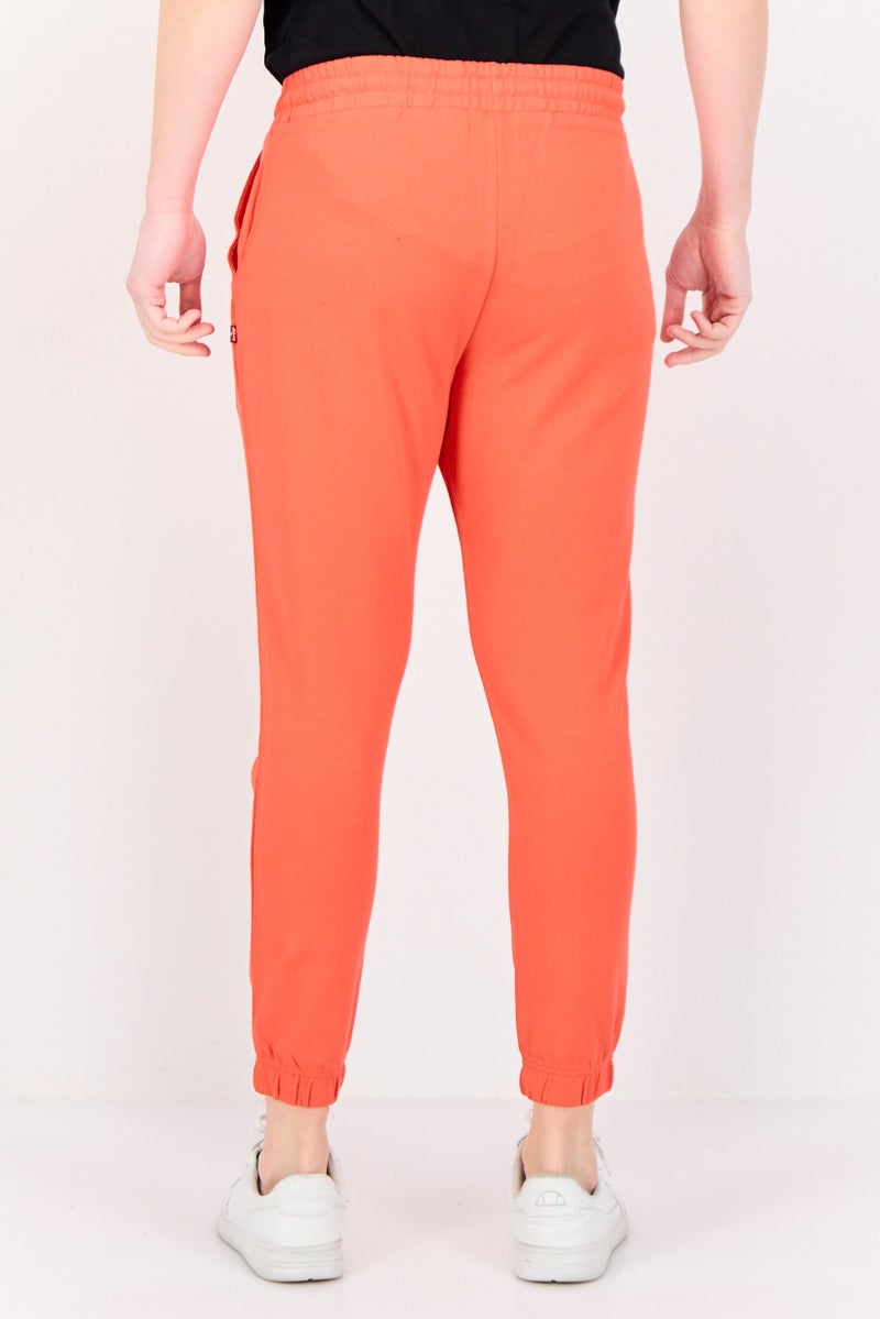 Levi's سروال جوجر للرجال بخطوط عادية مع حبل سحب وشعار العلامة التجارية، أحمر - Image 2