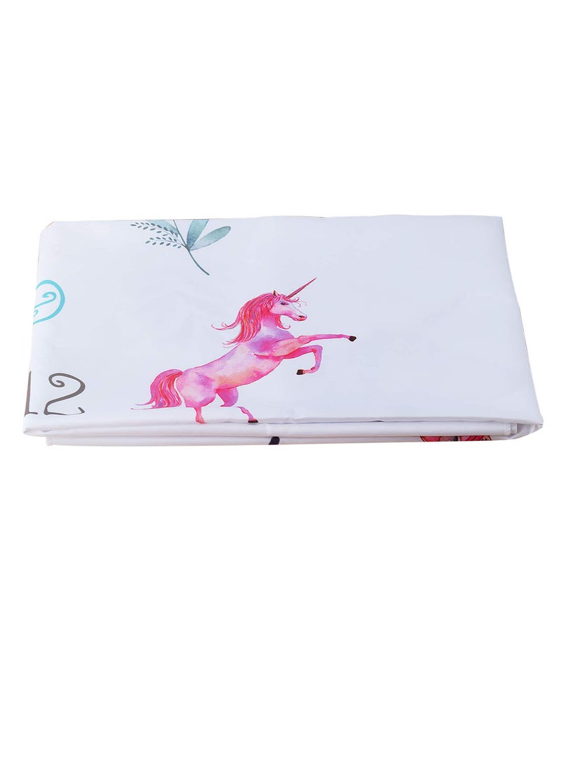 إسكدنيا بطانية أطفال من الصوف بتصميم لمتابعة النمو شهرياً - Image 2