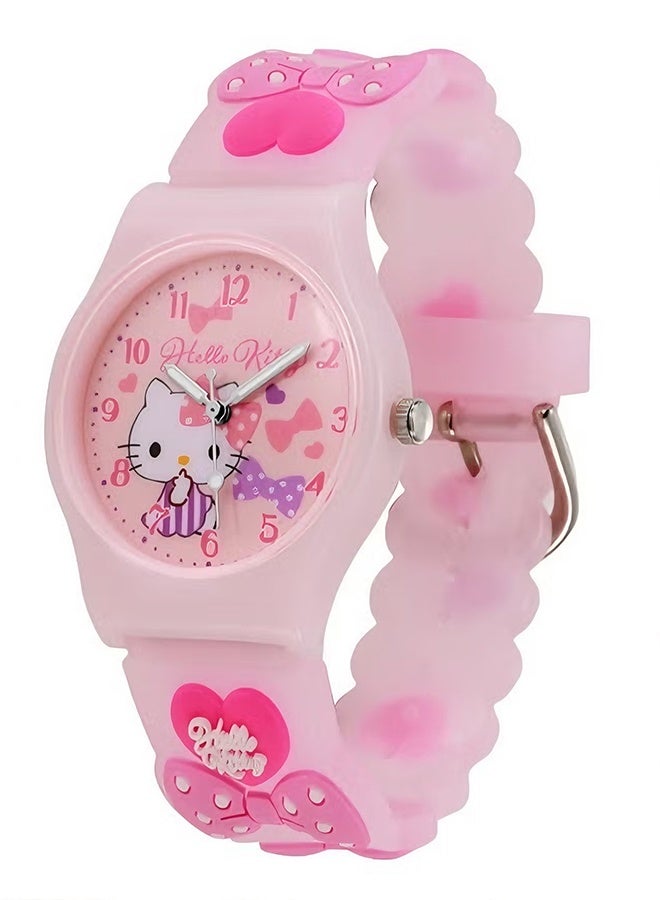 Happy D Kids Smartwatches Watch Bracelet with 3D Cartoon Silicone Children Toddler Wrist Watch Bangle Little Child Toys for Girls Kids 4pcs - Image 2