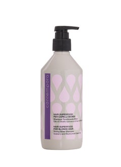 Barex Italiana Contempora - Hair Superfood for Blonde Hair | Toning Silver Shampoo 500 ML  - Image 1