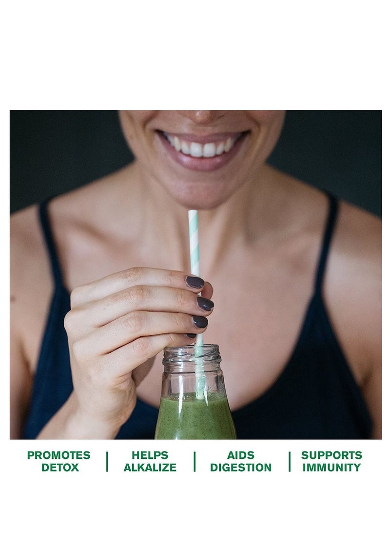 BLISS OF EARTH Organic Wheatgrass Powder 100g Super Food Dietary Supplement 33 Servings Rich in Vit A & B Non GMO Gluten Free  - Image 3
