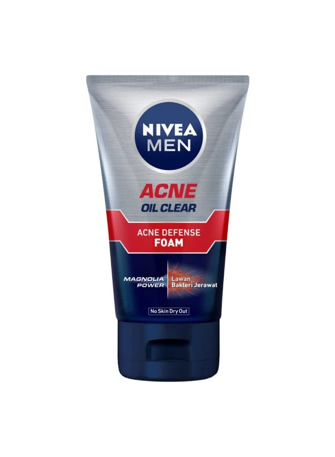 نيفيا زيت حب الشباب للرجال، رغوة شفافة لعلاج حب الشباب، 100 مل - Image 2