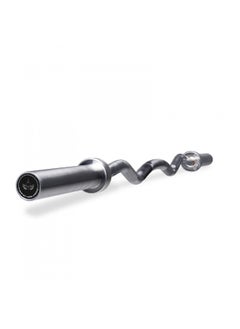 Olympic Zigzag Bar - Ergonomic Multi-Grip Barbell, Rust-Resistant Chrome Finish