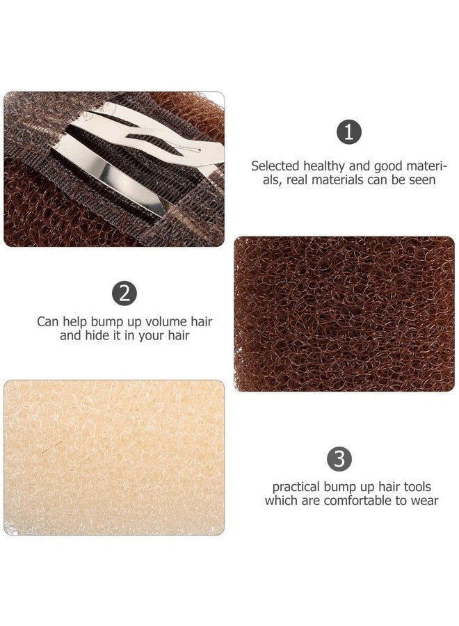 minkissy Hair Volume Hair Bumps For Volume Insert 6 Pack Bump It Up Volume Hair Clips For Women Bump It Hair Accessory Hair Padding For Updos Do Beehive Hair Base Charming Hair Style Tool - Image 5