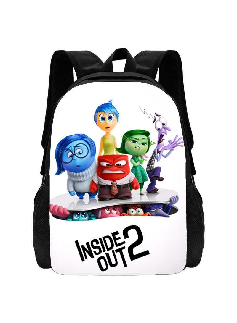 General حقيبة ظهر Inside Out 2 حقيبة ظهر أنيمي للأطفال حقيبة ظهر خفيفة الوزن حقيبة ظهر عادية للطلاب  - Image 1