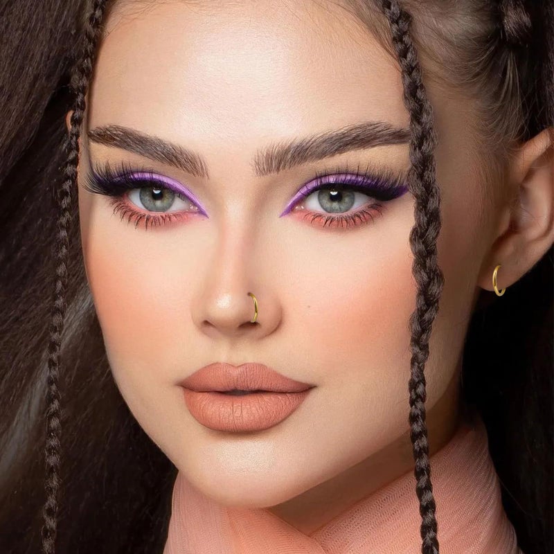 ONESING 10Pcs Gold Nose Ring Hoop 20G Clicker Nose Hoops Hypoallergenic Stainless Steel Nose Piercings Jewelry Gold Nose Jewelry Septum Helix Cartilage Lip Body Piercings for Women Men 7mm 8mm 9mm 10mm 12mm - Image 5