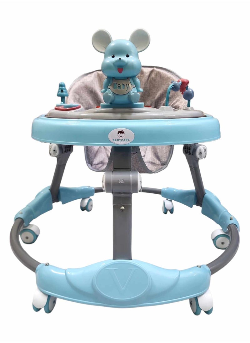 BABYCARA Baby Walker Multifunctional Anti-Rollover Anti-O Folding 6-18 Months  - Image 2