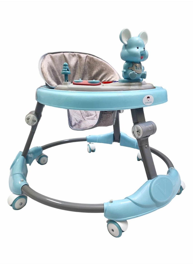 BABYCARA Baby Walker Multifunctional Anti-Rollover Anti-O Folding 6-18 Months  - Image 1
