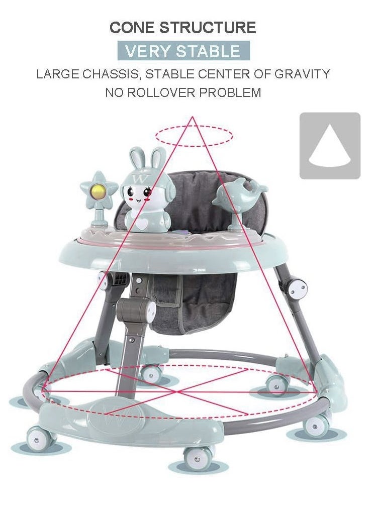 BABYCARA Baby Walker Multifunctional Anti-Rollover Anti-O Folding 6-18 Months  - Image 5