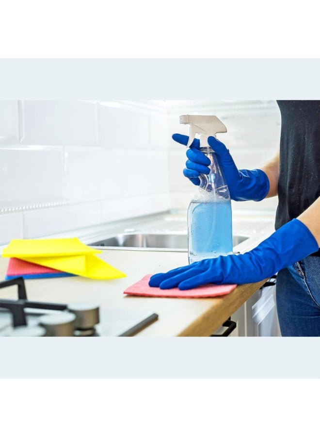 لوكاداه مناشف مطبخ متعددة الأغراض من الألياف - فائقة الامتصاص، متينة، قابلة لإعادة الاستخدام، وقابلة للغسل في الغسالة - مناديل تنظيف إسفنجية متينة للاستخدام المنزلي، لتنظيف أسطح العمل والأطباق والزجاج والتنظيف العام (عبوة من 12 قطعة) - Image 2