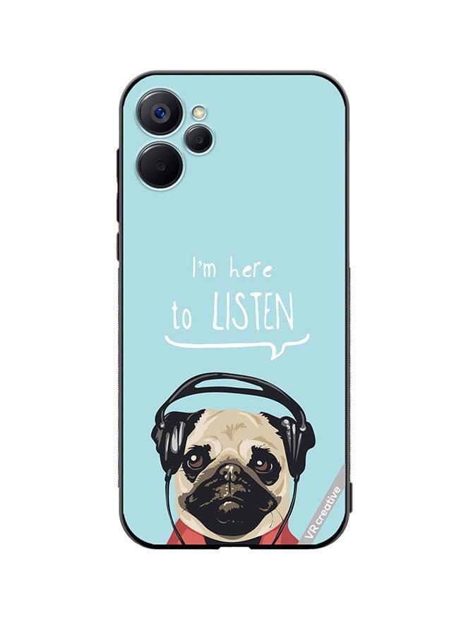 VR CREATIVE Protective Case Cover For Realme 9i 5G Pug Life Design Multicolour - Image 1