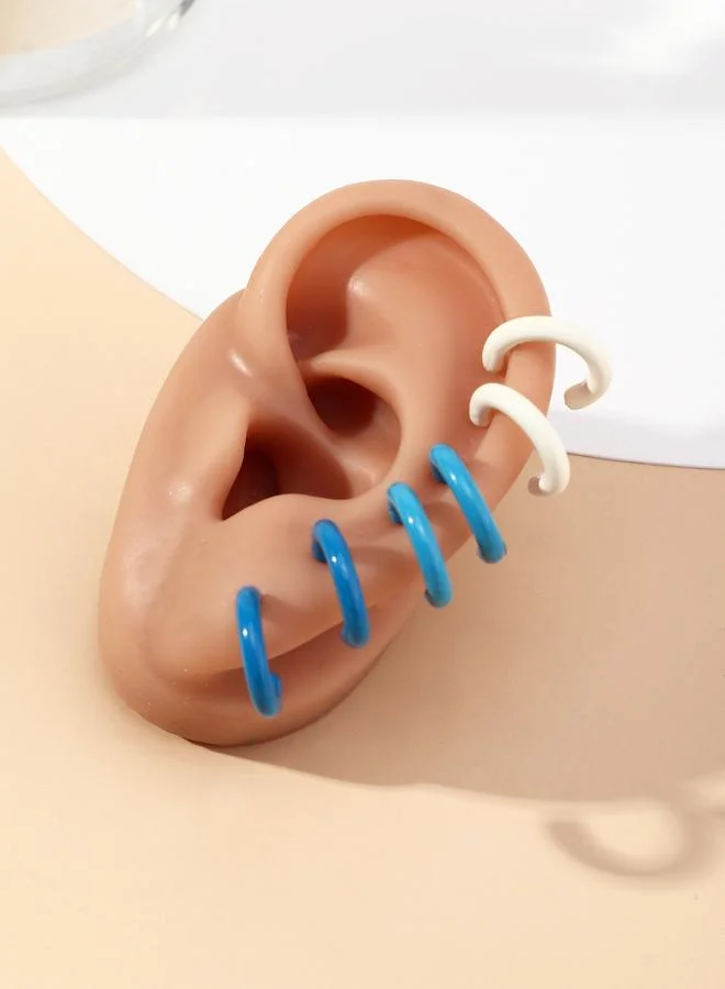 تايك تو Set of 3 - Half Hoop Earrings