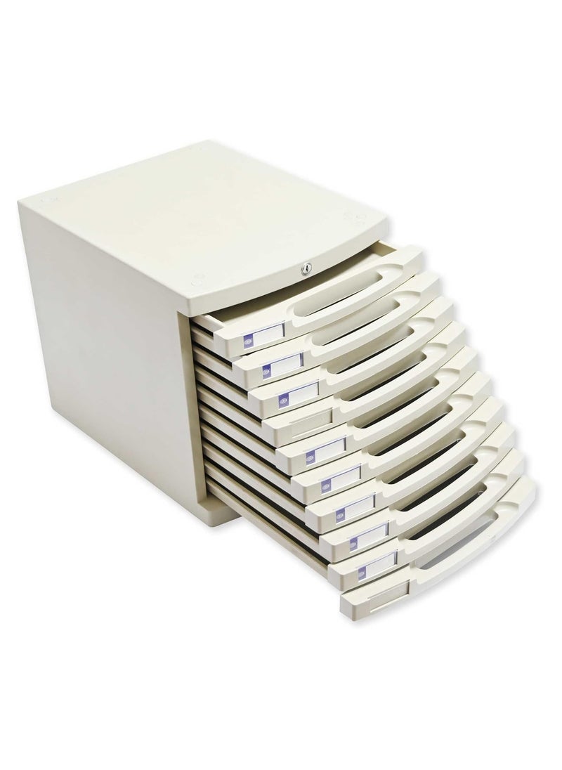 FIS خزانة ملفات FIS (بلاستيك) مع مفتاح، 10 أدراج - FSOTUS-28K  - Image 1