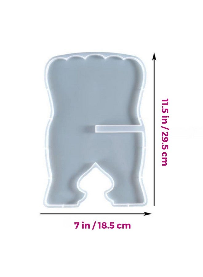 Oytra Resin Art Mould Big Book Stand Holder DIY Multipurpose Silicone Mold Craft Materials for Beginners Professionals Artists Book Readers Hobbyists Casting Molding Set (2 Pcs) - Image 2