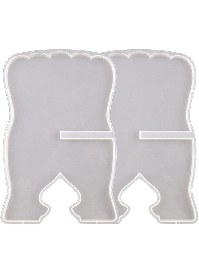 Oytra Resin Art Mould Big Book Stand Holder DIY Multipurpose Silicone Mold Craft Materials for Beginners Professionals Artists Book Readers Hobbyists Casting Molding Set (2 Pcs) - Image 1