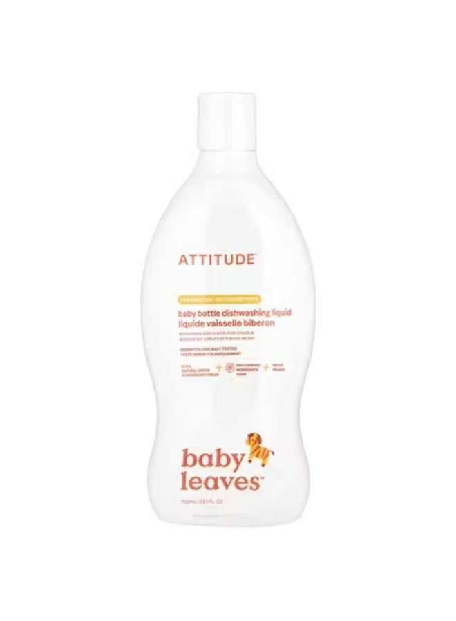Attitude Baby Bottle & Dishwashing Liquid, Pear Nectar, 23.7 fl oz (700 ml) - Image 1