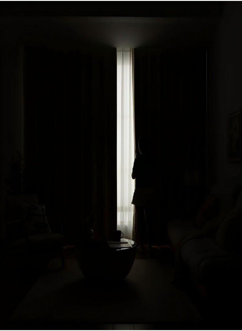 المنزل الذهبي - ستارة غرفة النوم - قطعة واحدة - ستارة تعتيم الغرفة - Image 1