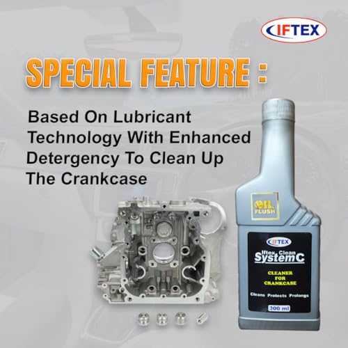 Iftex Crankcase Cleaner/Oil Flush/System C/Engine Flush/Removes Sludge/Keeps Engine Clean for Cars. (300 ml) - Image 4