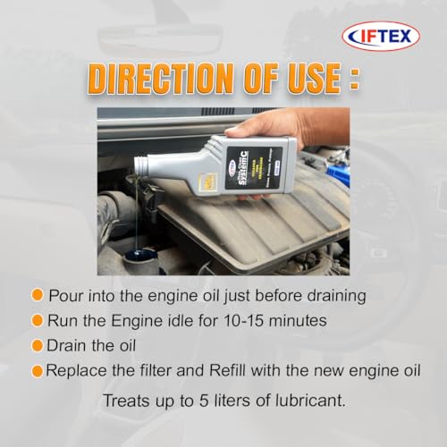 Iftex Crankcase Cleaner/Oil Flush/System C/Engine Flush/Removes Sludge/Keeps Engine Clean for Cars. (300 ml) - Image 5