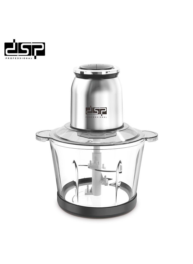دي اس بي مفرمة لحم، مفرمة لحم سعة 3 لتر، 300 وات، 28000 دورة في الدقيقة، محرك من النحاس الخالص، شفرات من الفولاذ المقاوم للصدأ، تحكم بسرعتين، KM4100، متعدد الألوان - Image 1