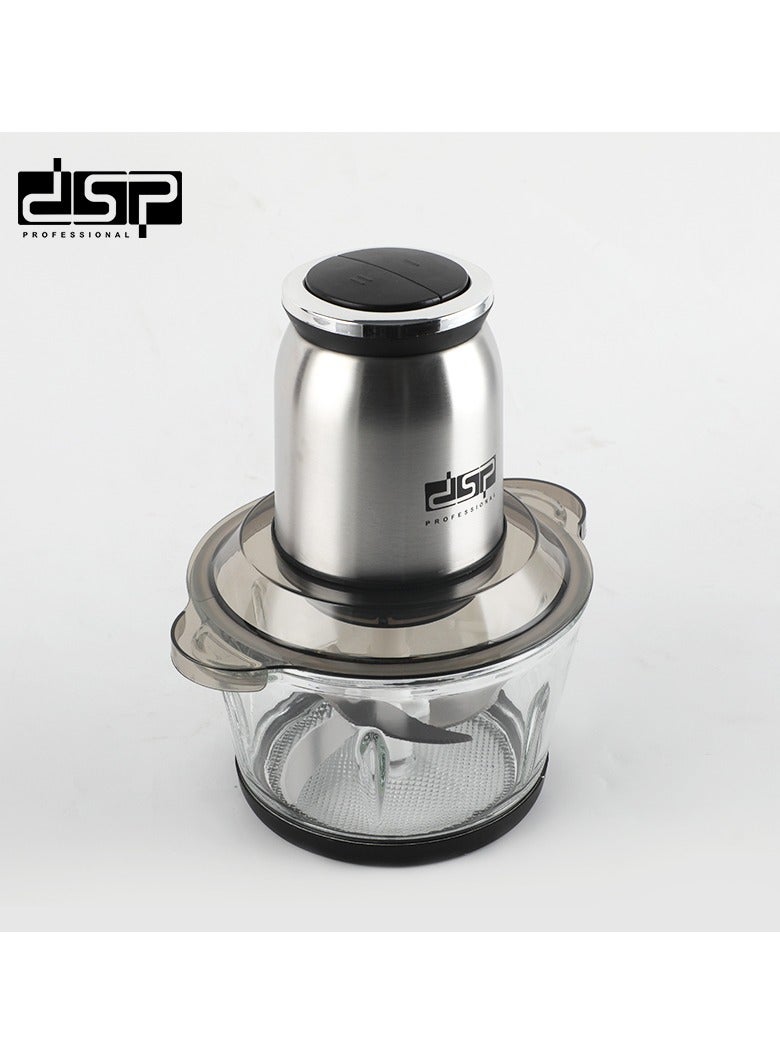 دي اس بي مفرمة لحم، مفرمة لحم سعة 3 لتر، 300 وات، 28000 دورة في الدقيقة، محرك من النحاس الخالص، شفرات من الفولاذ المقاوم للصدأ، تحكم بسرعتين، KM4100، متعدد الألوان - Image 2