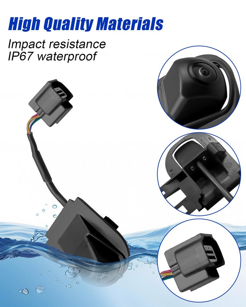 Vaticas Rearview Camera Fit for Honda Accord 2 Door EX EX-L 2013-2017, Parking Assist Camera Replace 39530-T3L-A01 39530T3LA01, Backup Reverse Camera - Image 4