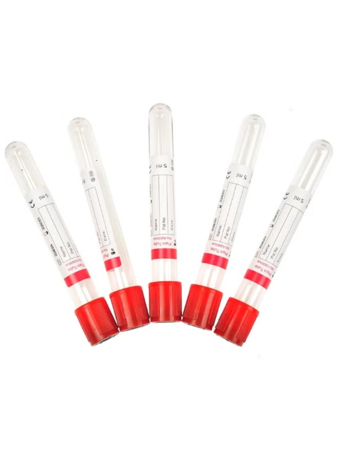 NOVAMED Lab Vacuum Blood Collection Tubes 3ml Red Top – Clot Activator Serum Tubes | Sterile & Reliable Sample Collection - Image 1