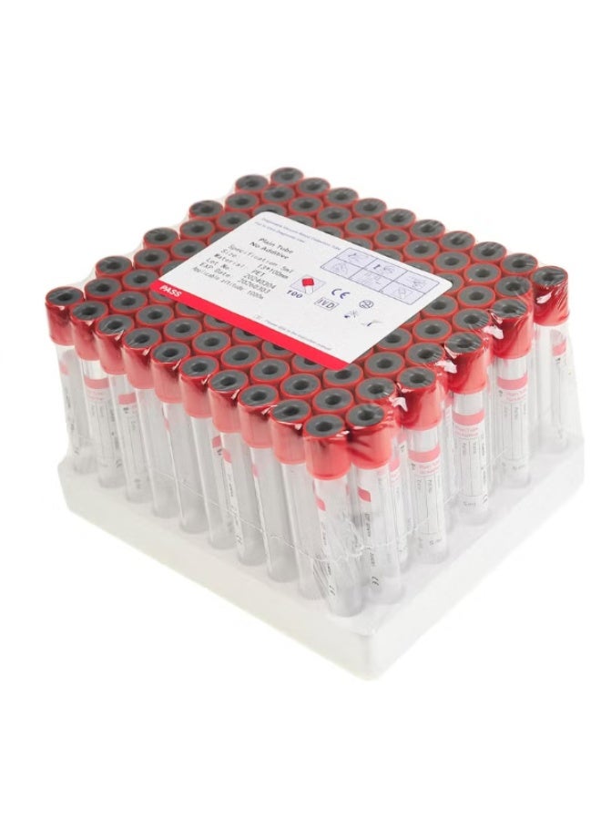 NOVAMED Lab Vacuum Blood Collection Tubes 3ml Red Top – Clot Activator Serum Tubes | Sterile & Reliable Sample Collection - Image 2