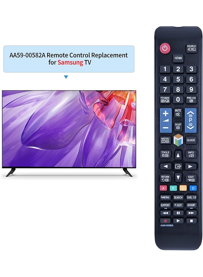 إيروريكس Aa59 00582A Aa59 00638A جهاز تحكم عن بعد بديل جديد لجميع أجهزة تلفاز Samsung LCD LED الذكية - Image 2