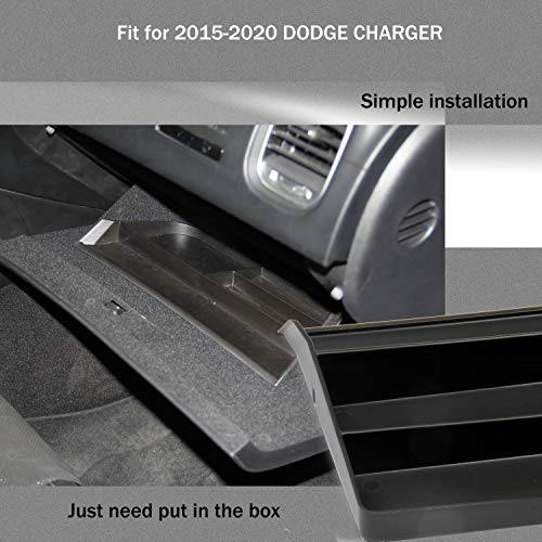 crosselec إدخال صندوق القفازات من كروس إليك ABS لتنظيم صينية التخزين تناسب دودج تشارجر 2011+ وتشالنجر 2015+ - Image 4