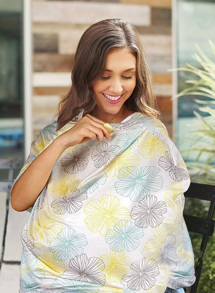 MARGOUN Nursing Cover Breastfeeding Privacy Feeding Cover Maternity Cotton Apron Adjustable Full Coverage Shawl Cloth  - Image 2