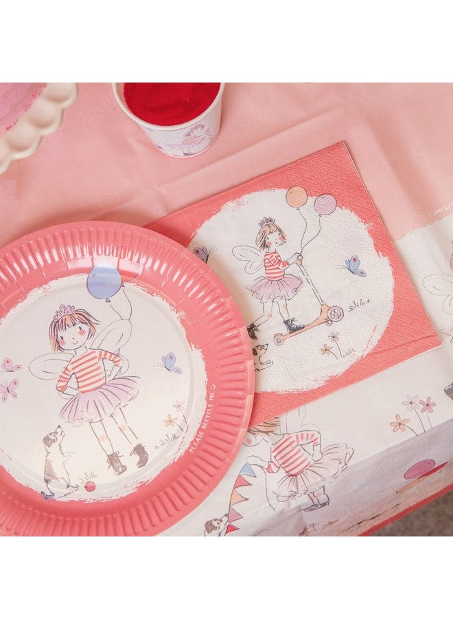Talking Tables Pink Napkins For Kids Birthday Party Pretty Serviettes Supplies | Recyclable Paper Tableware Disposable | Alternative To Fairy Princess Girls Sleepover Pack Of 20 - Image 4