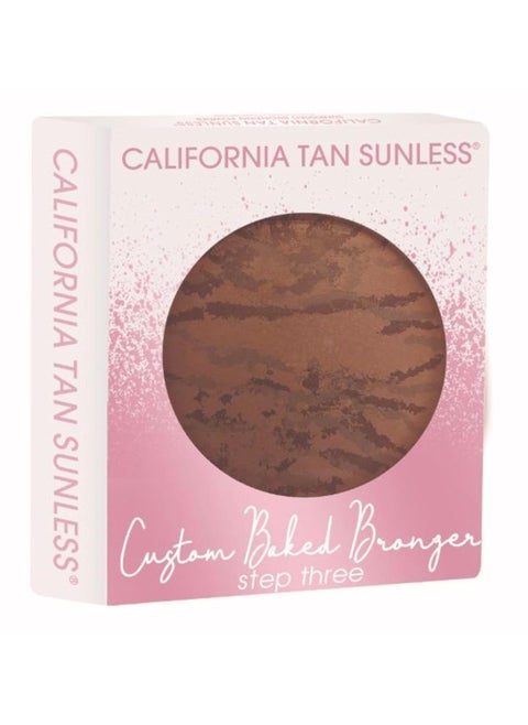 California Tan Custom Baked Bronzer Bronzing Powder Highlight Bronzing Compact