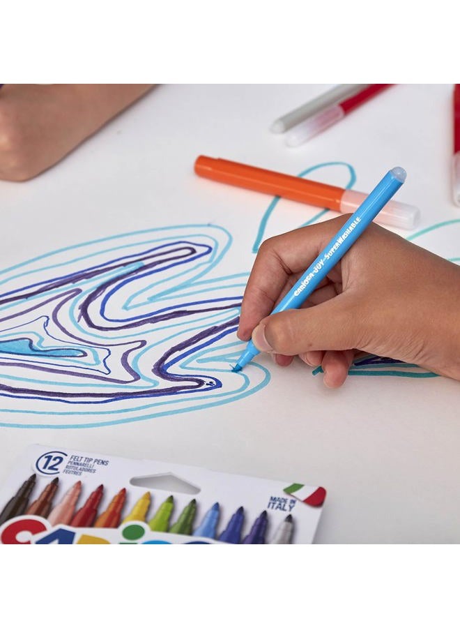 carioca Joy Box 12pcs Felt Tip Pens - Image 5