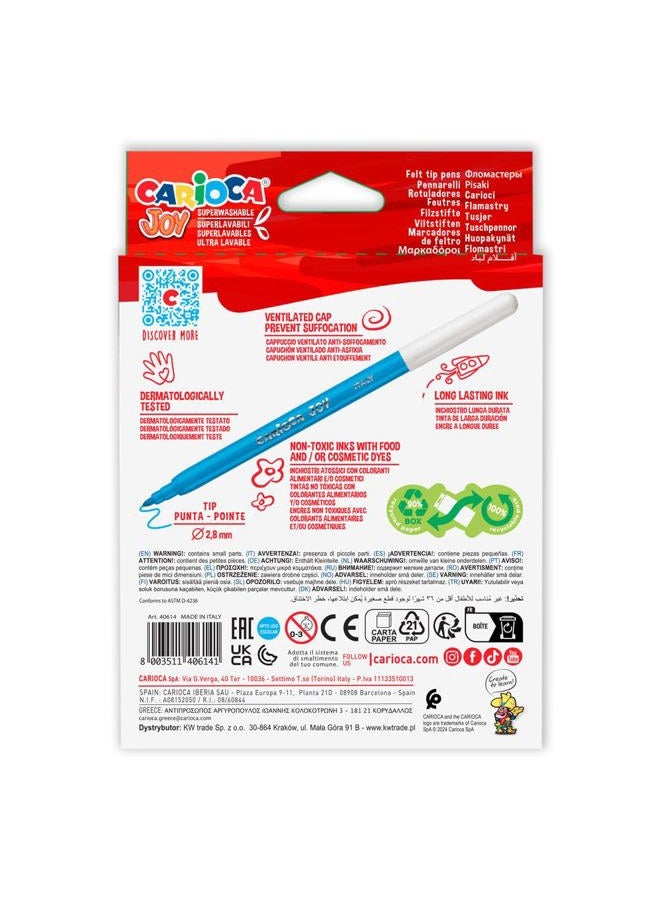carioca Joy Box 12pcs Felt Tip Pens - Image 2