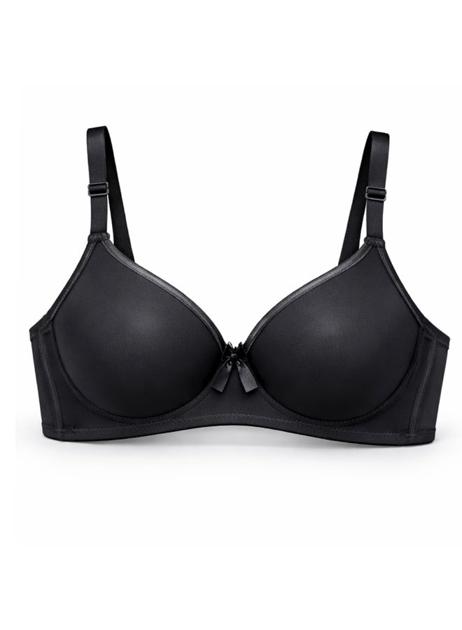 Women Smooth Cup Bra – Lightweight Padded Full Support Bra, Breathable Comfortable Everyday Wear - Image 2