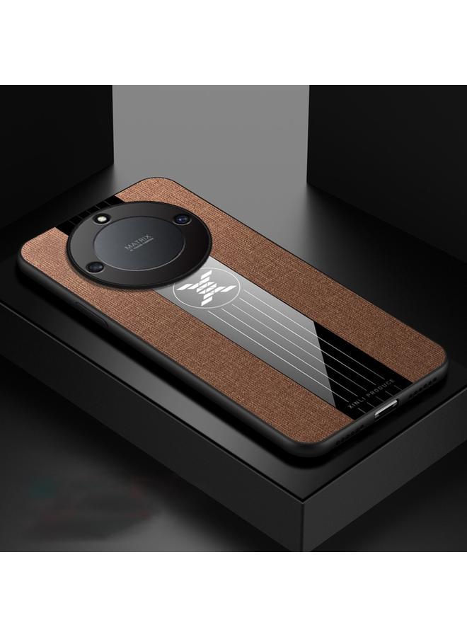 The Bros Case For Honor X40 Stitching Cloth Textue Shockproof TPU Phone Case