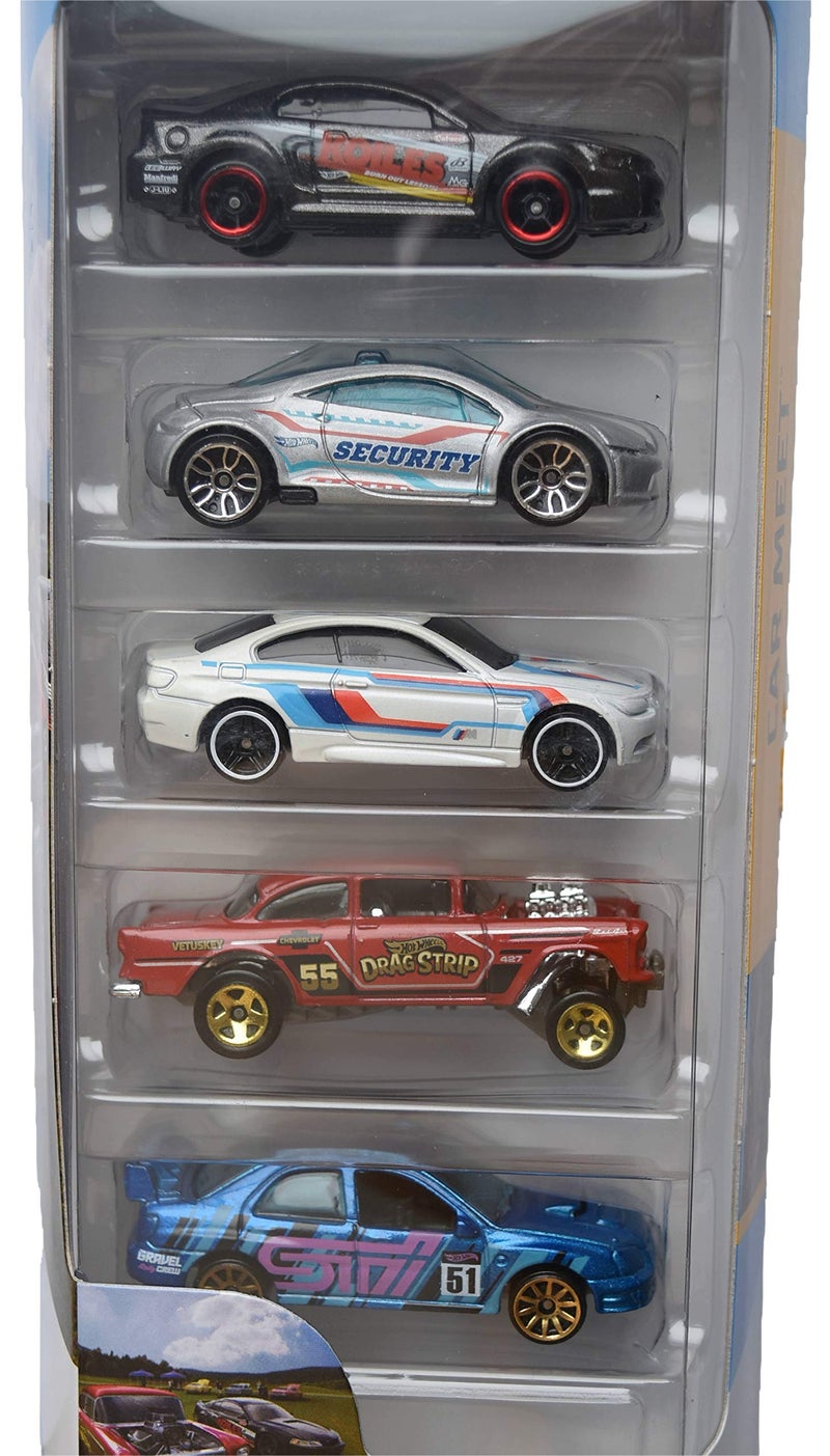 Hot Wheels Hot Wheels 1:64 Scale 5 Pack Car Meet 50th Anniversary  - Image 2